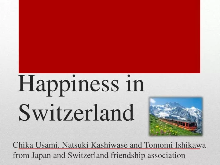 happiness in switzerland n.