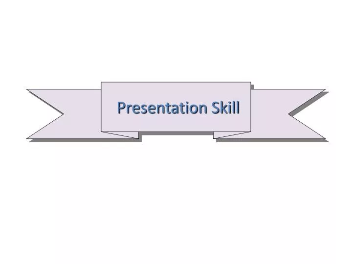 presentation skill n.