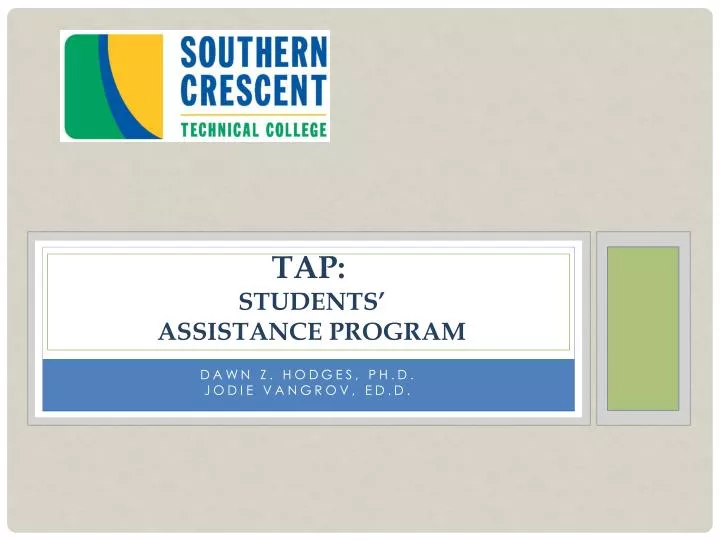 PPT TAP students’ assistance program PowerPoint Presentation, free