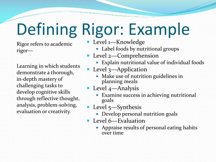 research rigour meaning