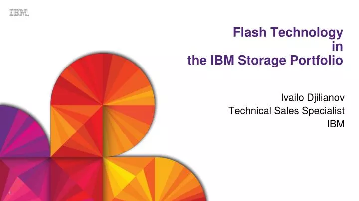 flash technology in the ibm storage portfolio n.