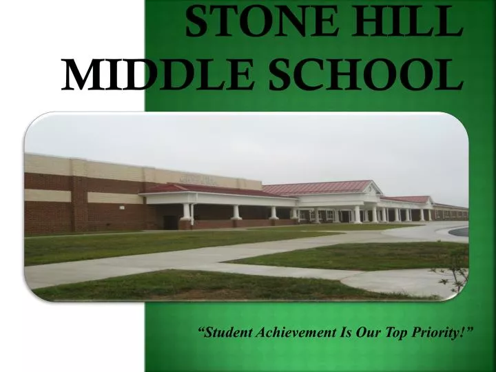 PPT Stone Hill Middle School PowerPoint Presentation, free download