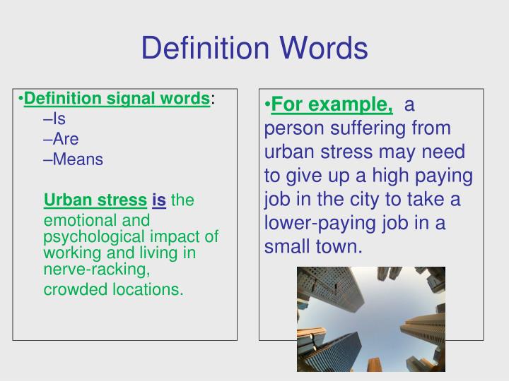 signal words example