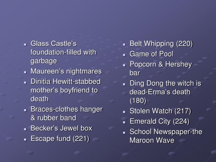 PPT The Glass Castle PowerPoint Presentation ID1639799