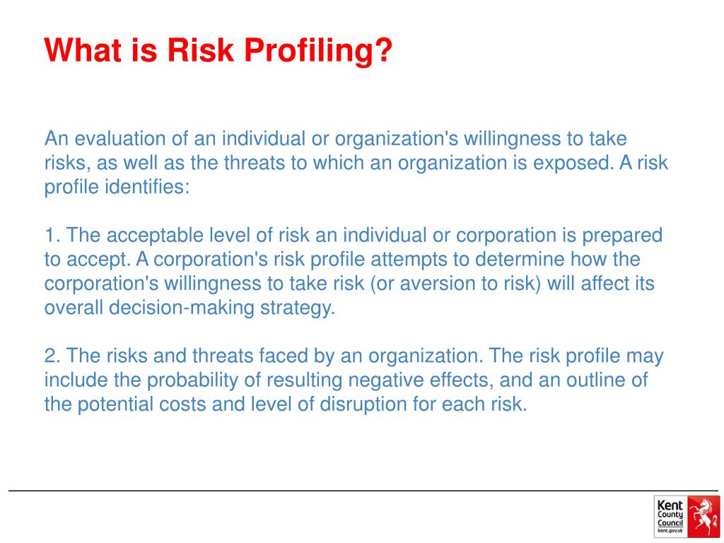 PPT - Health and Safety Risk Profiling Doing Things Differently