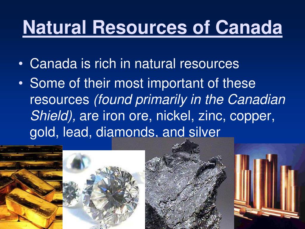 Канада природные ресурсы