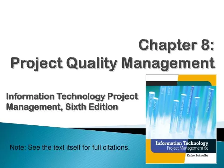 chapter 8 project quality management n.