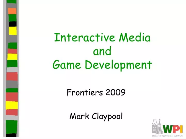 interactive media and game development n.