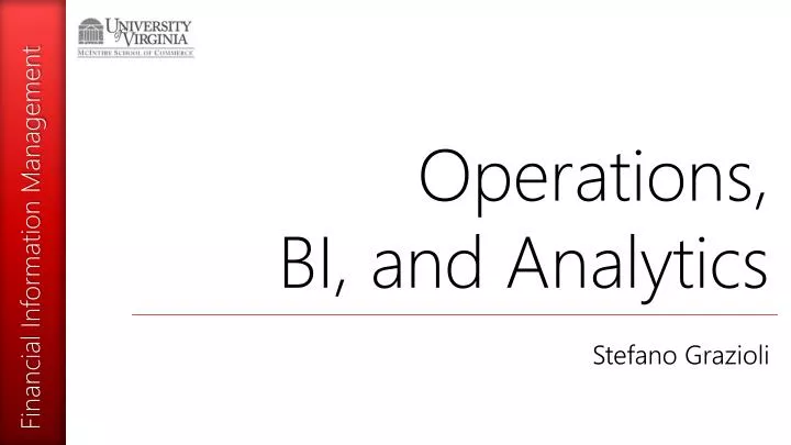 PPT - Operations, BI, and Analytics PowerPoint Presentation, free ...