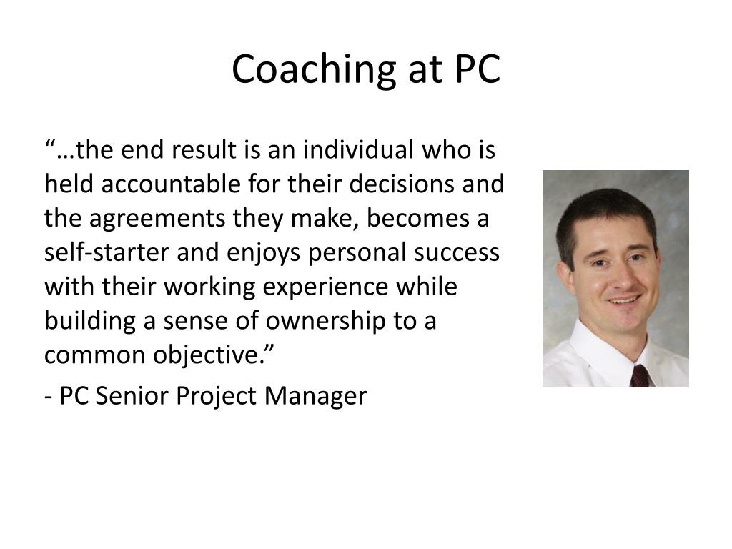 Pc Coach Management PPT - Mentoring and Coaching New Employee-Owners: A Co-Worker ...