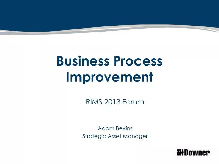 business process improvement n.