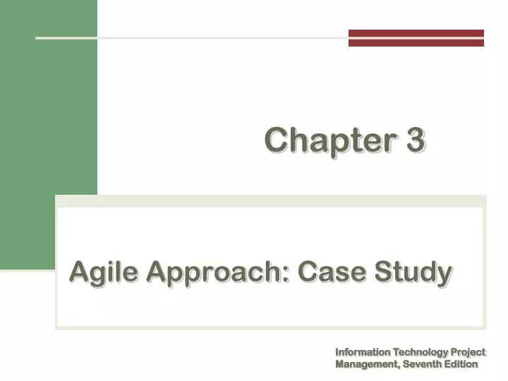 agile project management case study ppt