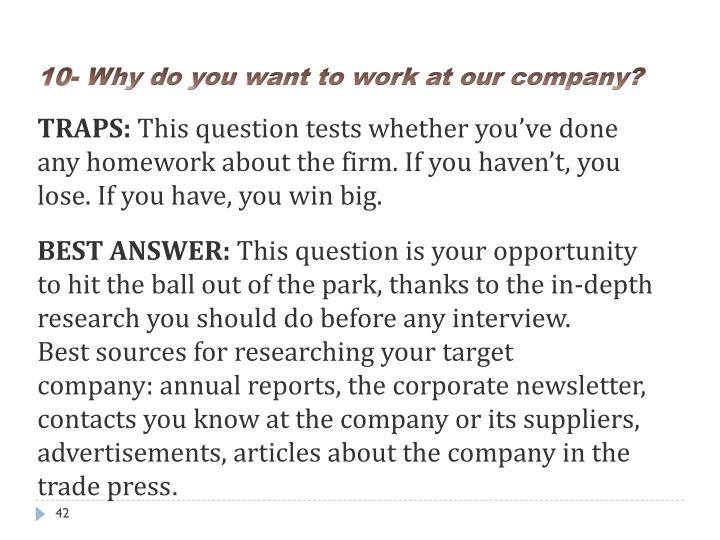 ppt interview powerpoint presentation id 1643141 why do you want to work in our company