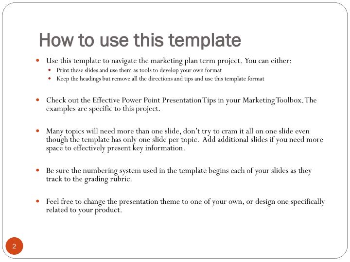 ppt marketing plan template a student aid for successfully marketing plan powerpoint examples