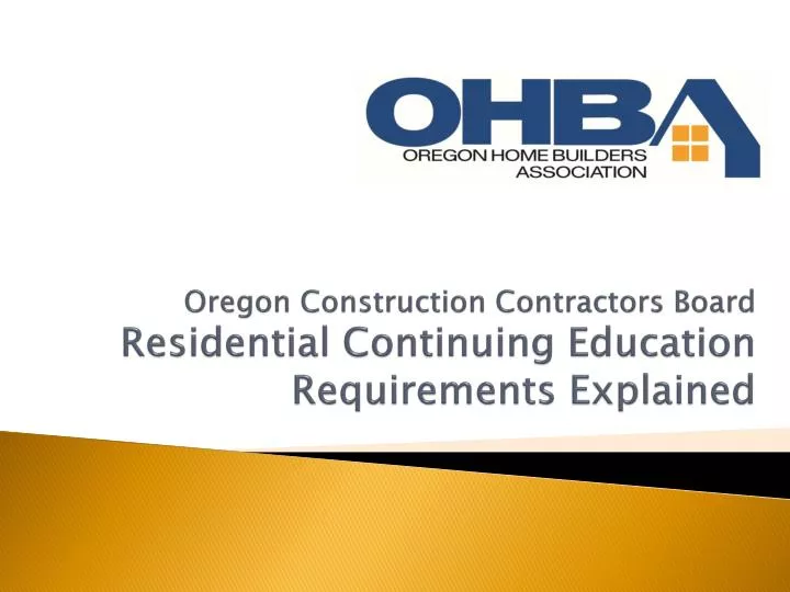 Construction Contractors Board