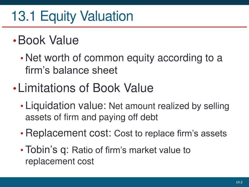 thesis on equity valuation