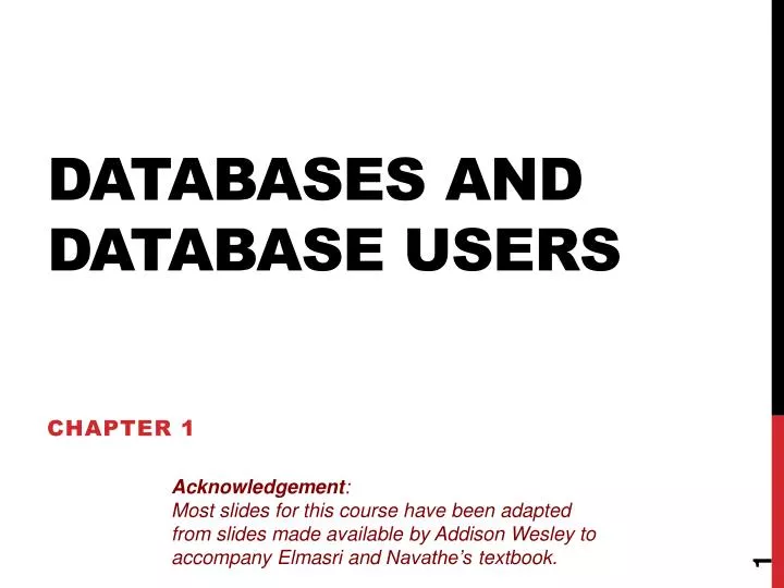 PPT - Databases and Database Users PowerPoint Presentation, free ...