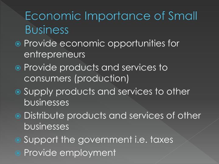 Why Are Small Businesses Important To The Economy PPT - The Nature of Small Business PowerPoint Presentation - ID:1644160
