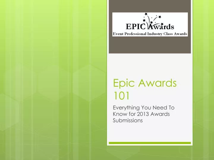 epic awards 101 n.