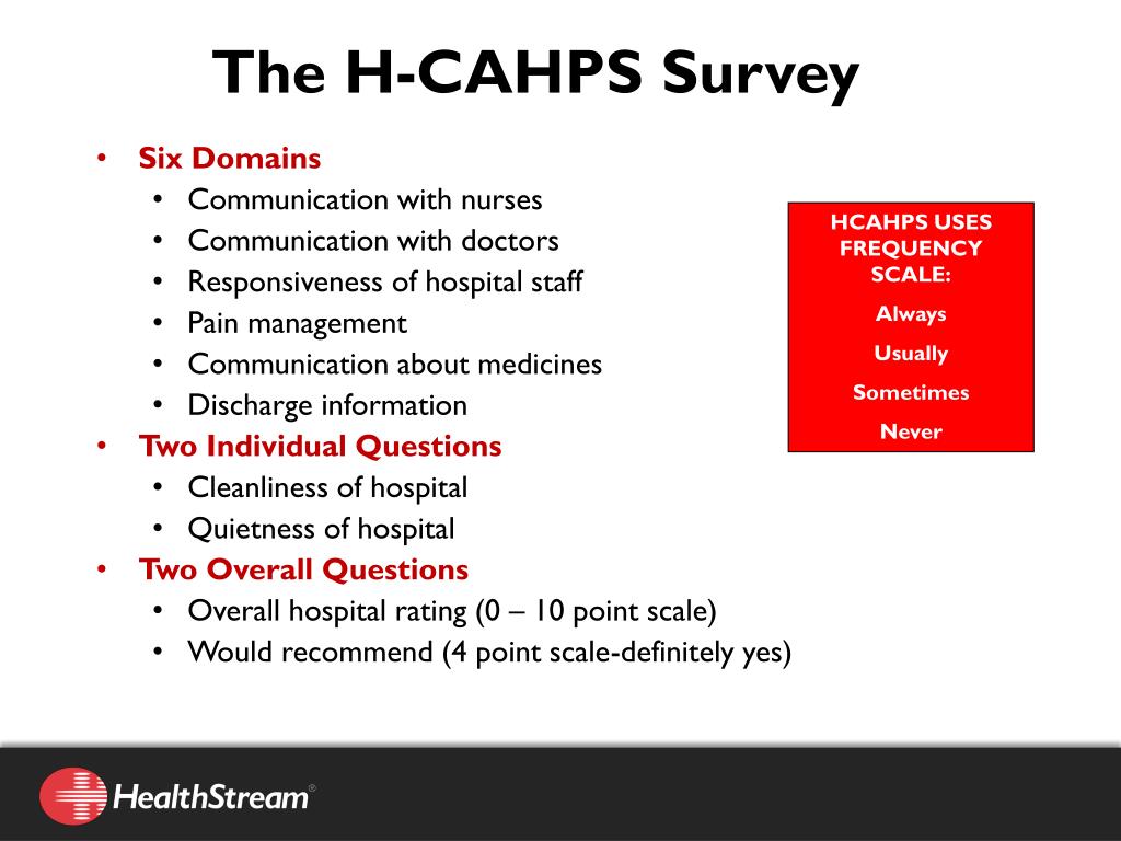 PPT The HCAHPS and Competency Connection PowerPoint Presentation