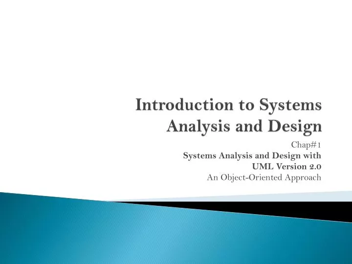 system analysis and design presentation topics