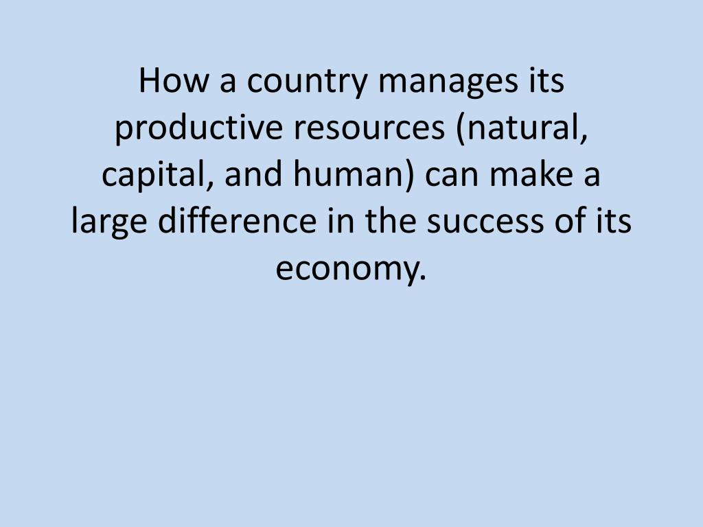 PPT - Explain the relationship between investment in human capital