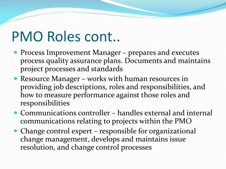 What Is The Role Of Project Management Office Pmo In Organization at ...