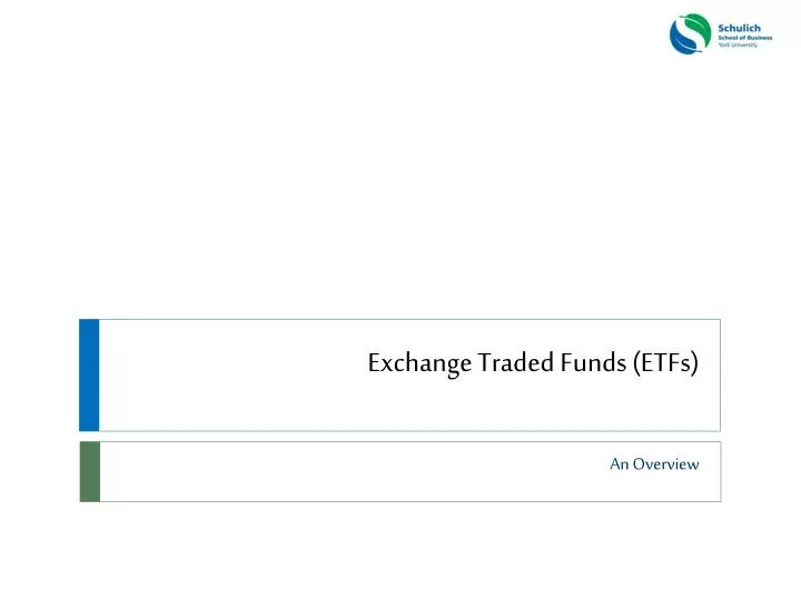 exchange traded funds etfs n.