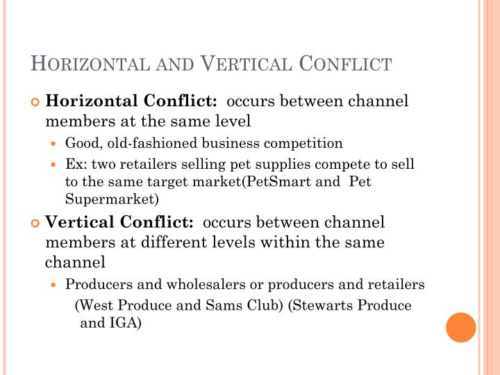 vertical conflict