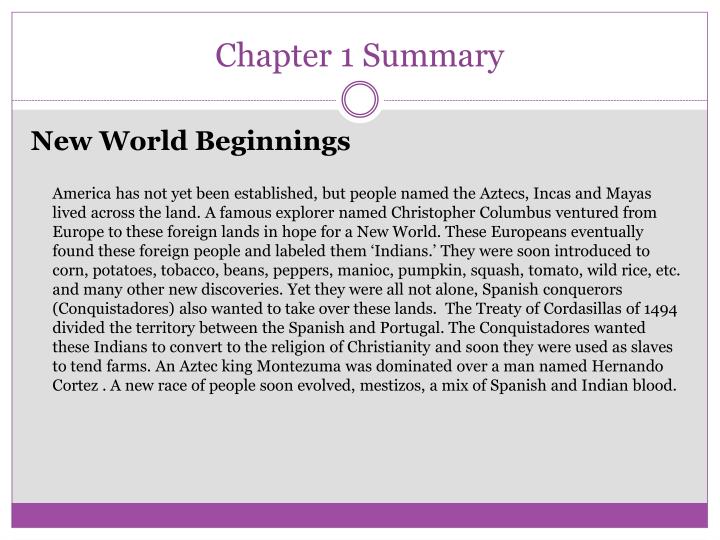 Christopher Columbus Chapter 1 Summary