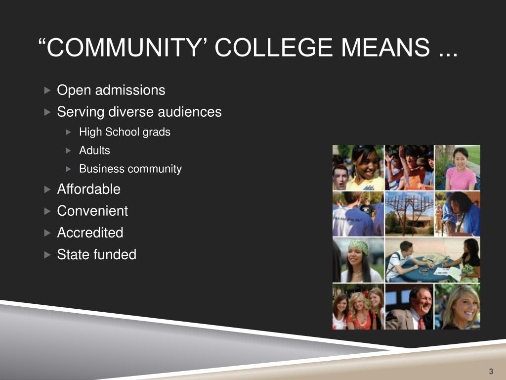 presentation on community college