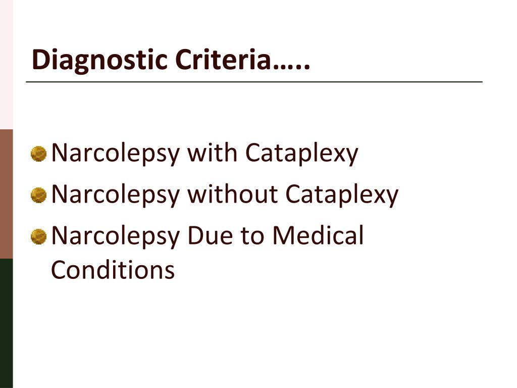 narcoleptic patient case study