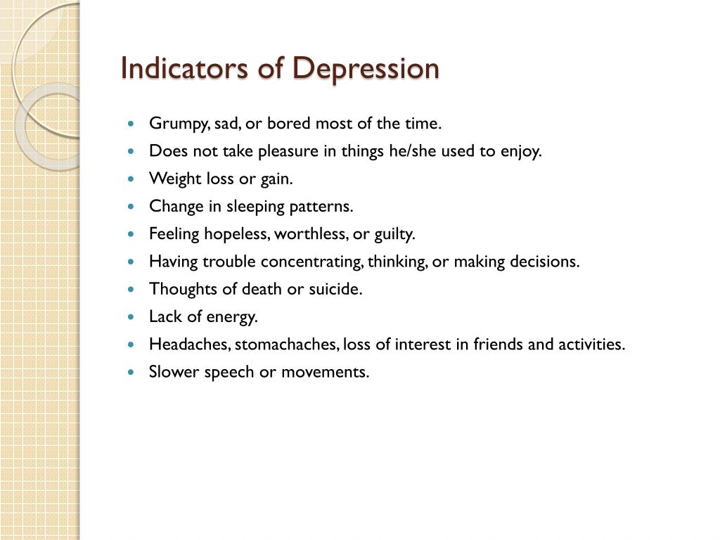 PPT Mental Health Issues in Children, Youth and Adolescents