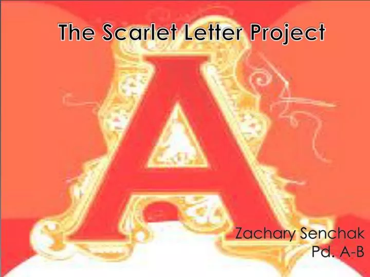 PPT The Scarlet Letter Project PowerPoint Presentation Free Download 