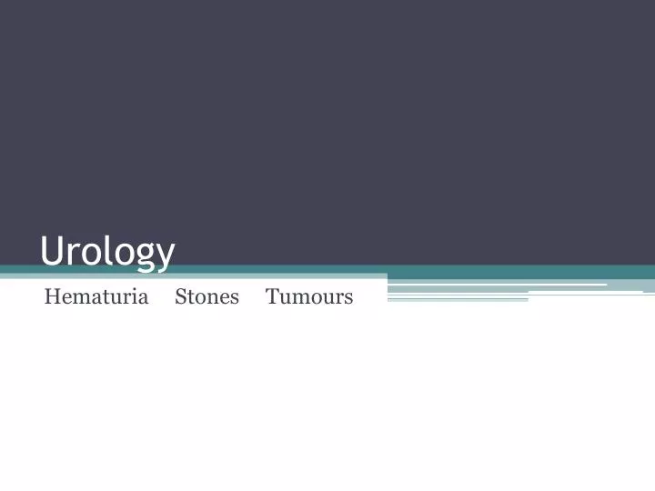PPT Urology PowerPoint Presentation Free Download ID 1649237
