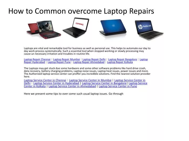 how to common overcome laptop repairs n.