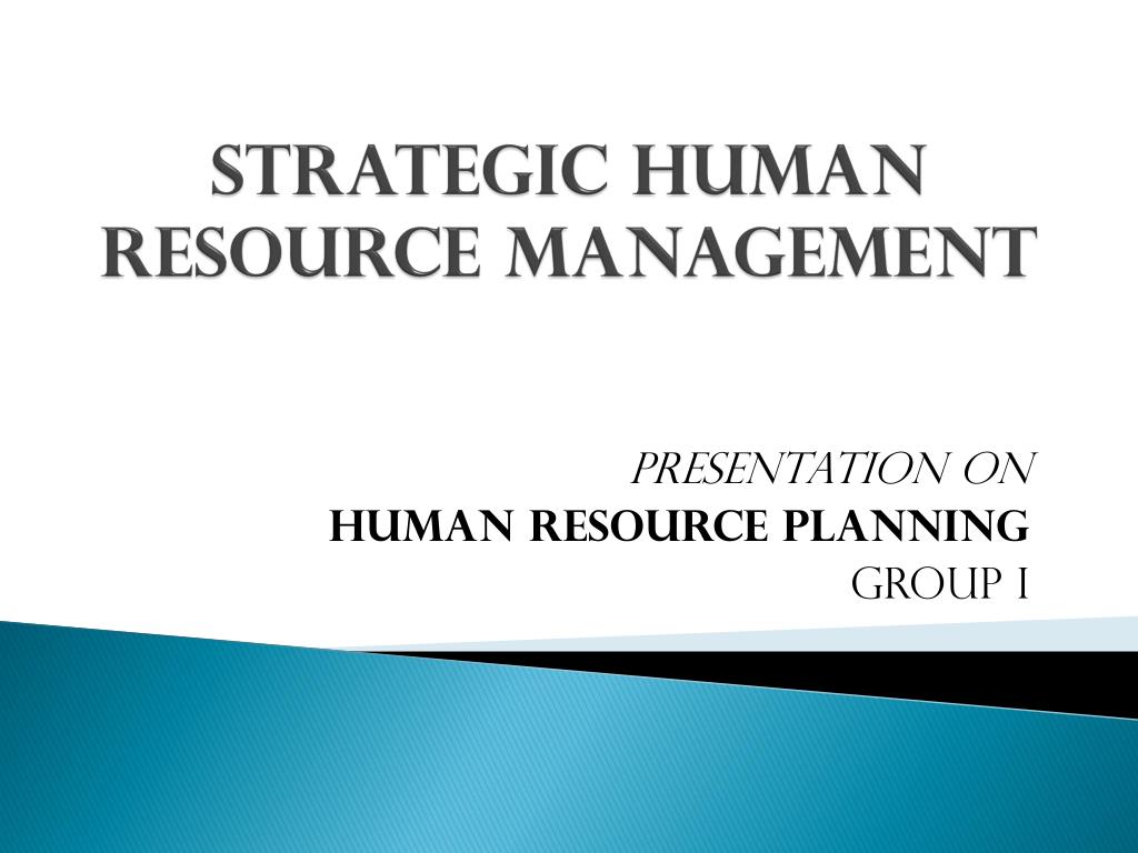 presentation on strategic human resource management