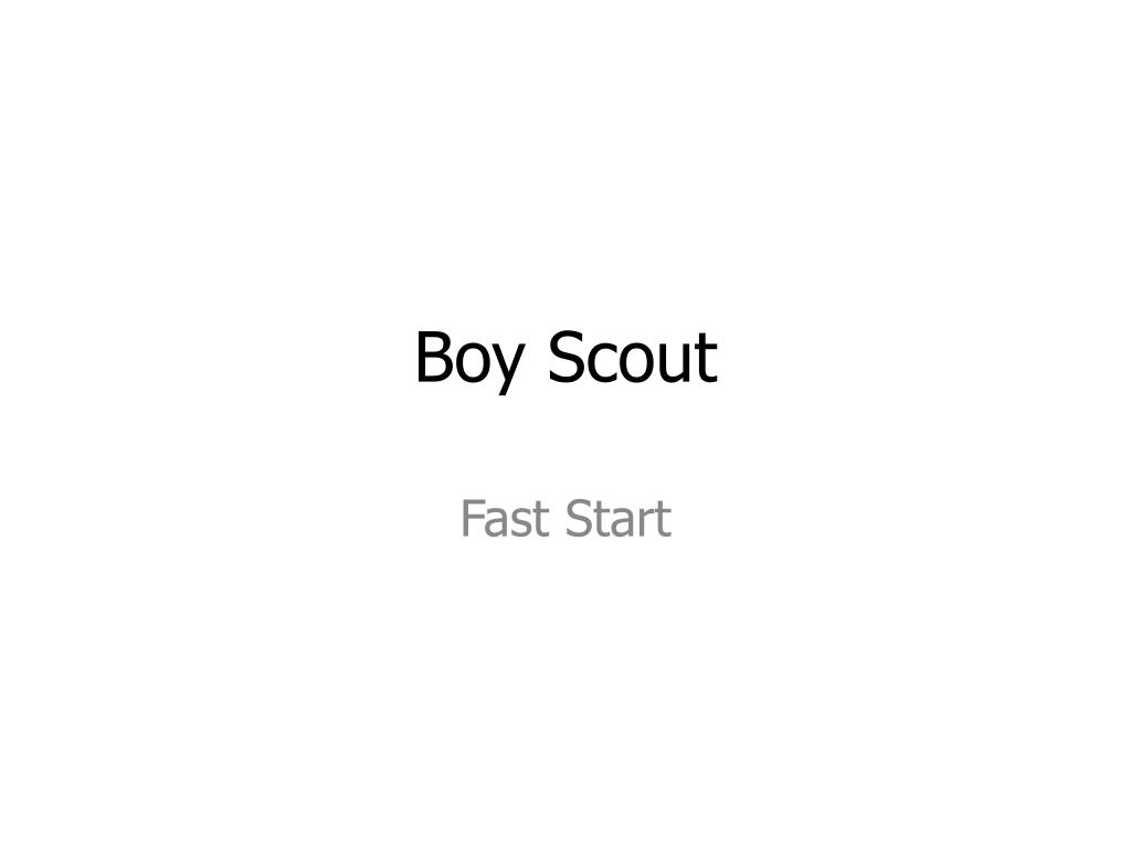 PPT - Boy Scout PowerPoint Presentation, free download - ID:1649856