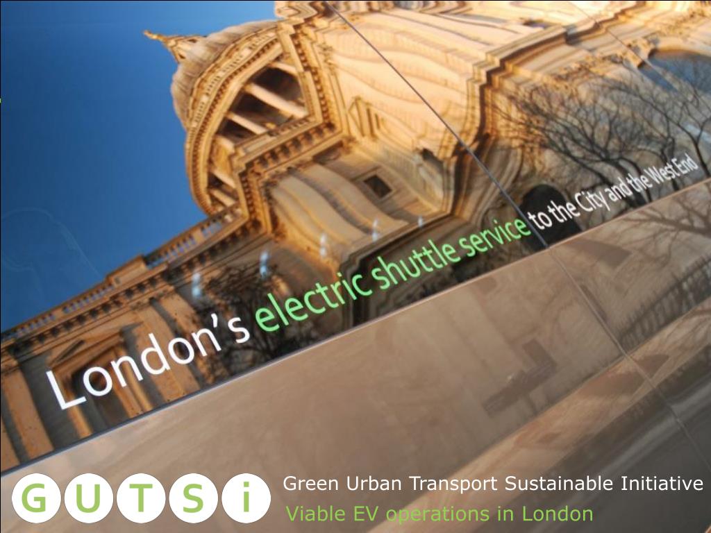 PPT - Green Urban Transport Sustainable Initiative PowerPoint ...