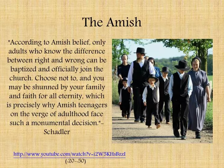 PPT The Amish PowerPoint Presentation, free download ID1650420