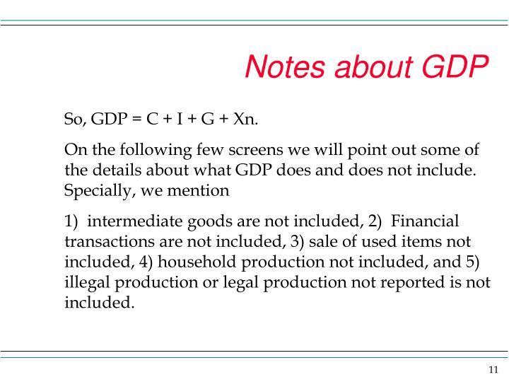 ppt gdp powerpoint presentation id 1650987 what is not included in gdp