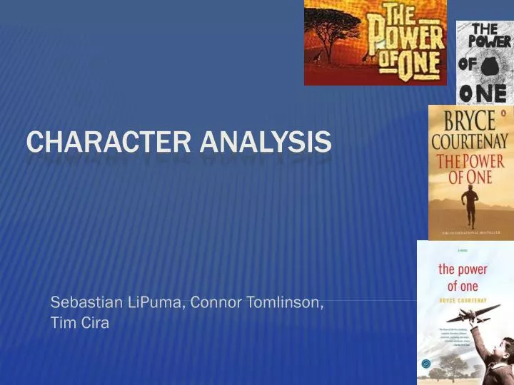the power of one character analysis Not even the effeminate swank of his riding clothes could hide the enormous power of that in-depth character analysis analysis of the other characters. the power of one character analysis Not even the effeminate swank of his riding clothes could hide the enormous power of that in-depth character analysis analysis of the other characters.