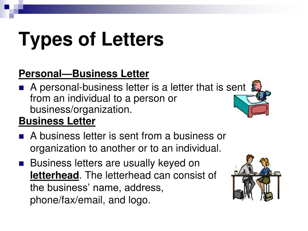 types of letters l