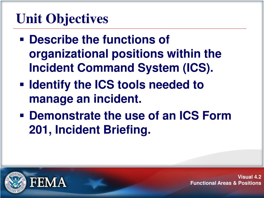 which ics functional area sets the incident objectives which ics functional area sets the incident objectives