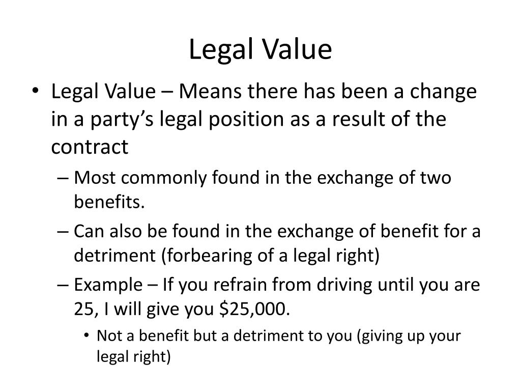 assignment for value legal definition