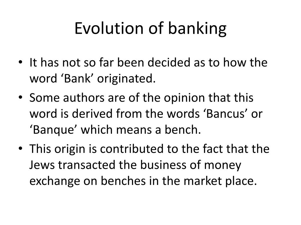 history of banking research paper