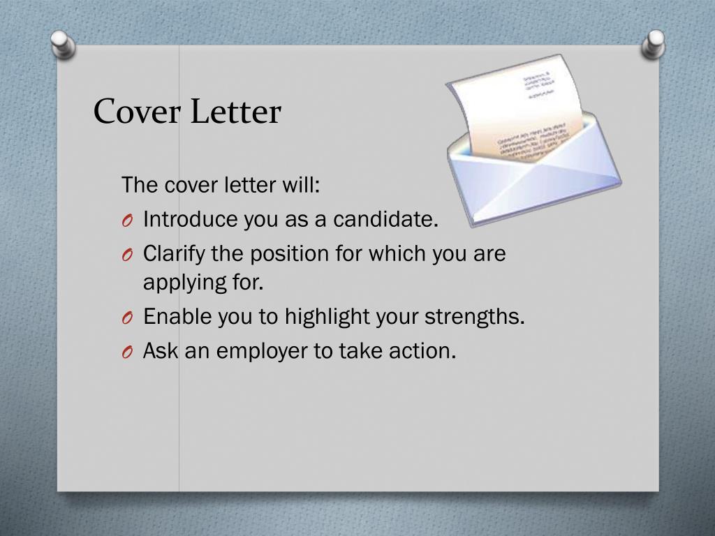 resume and cover letter powerpoint presentation
