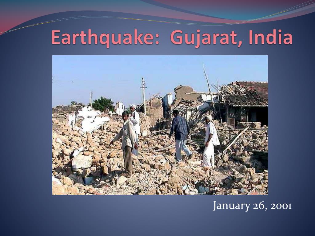 bhuj earthquake 2001 case study ppt