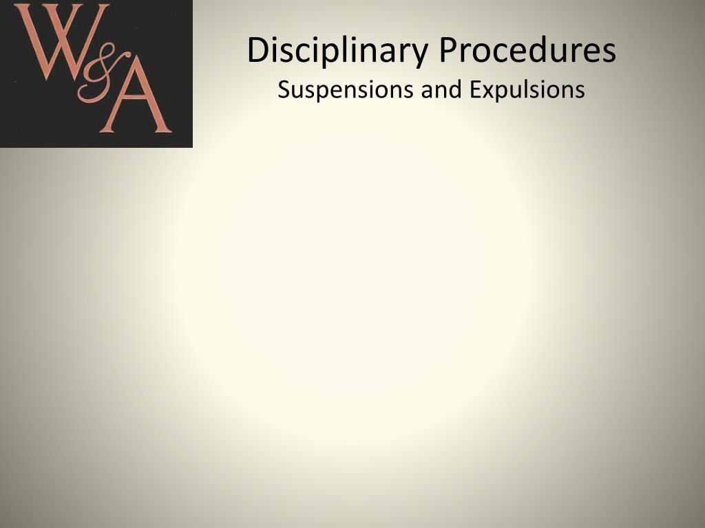 PPT Disciplinary Procedures Special Education Laws Made Simple