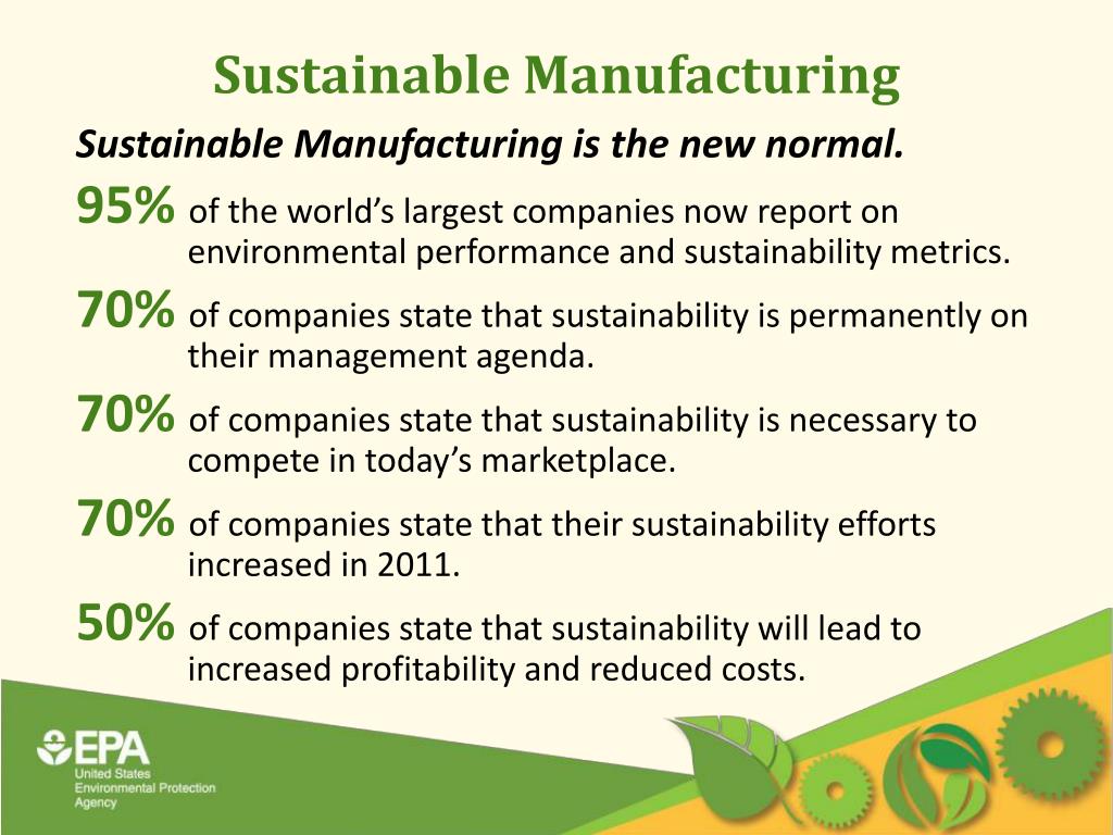 PPT - Sustainable Manufacturing PowerPoint Presentation, Free Download ...